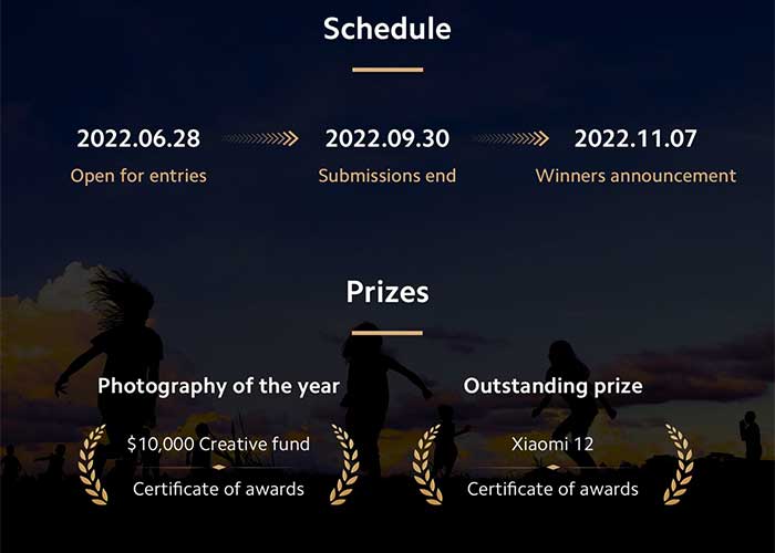 جوایز مسابقه عکاسی جهانی شیائومی