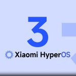 تصویری از لوگوی Xiaomi HyperOS 3 با طراحی مینیمال و رنگ آبی، مرتبط با رابط کاربری جدید شیائومی بر پایه اندروید 16.