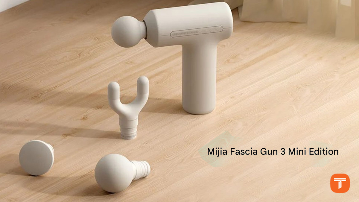 ماساژور شیائومی Mijia Fascia Gun 3 Mini Edition با طراحی سبک و ماساژ عمیق عضلات.