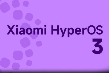نمایش لوگوی Xiaomi HyperOS 3 با طراحی بنفش، مرتبط با بحث هماهنگی با Material Design 3 گوگل