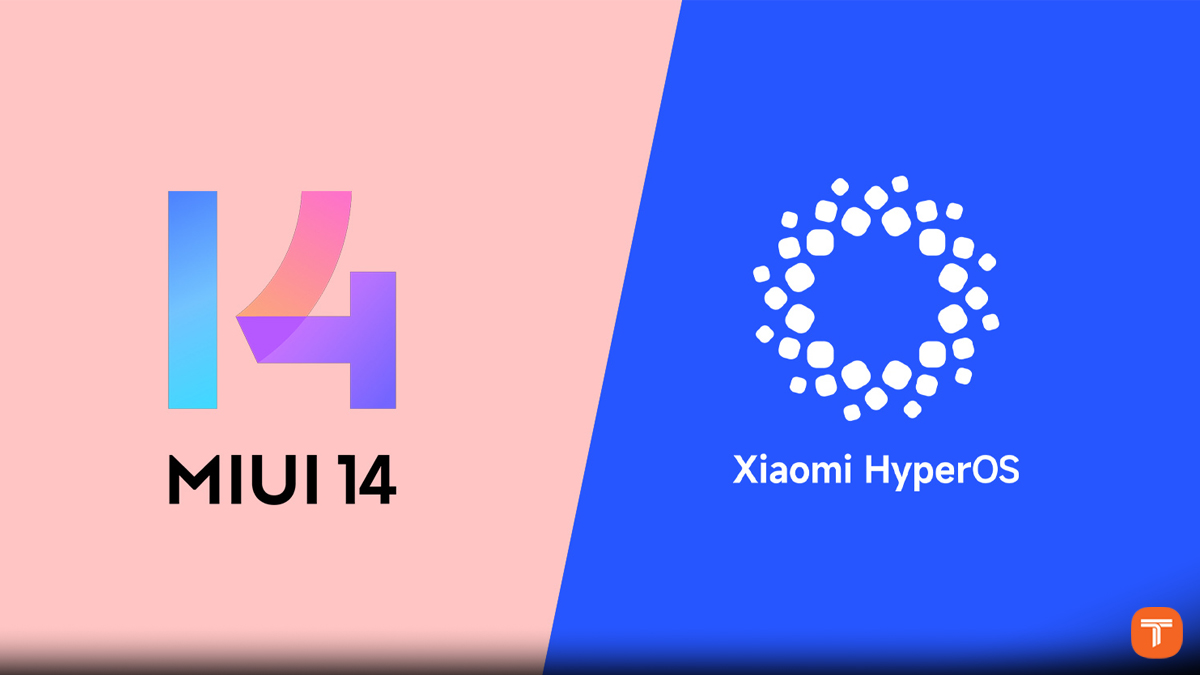 مقایسه رابط کاربری MIUI 14 و سیستم‌عامل HyperOS شیائومی در یک تصویر گرافیکی رسمی