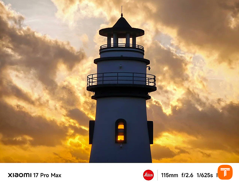 عکس تلهفوتو فانوس دریایی با شیائومی ۱۷ پرو مکس