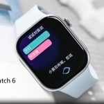 ساعت هوشمند شیائومی ردمی واچ ۶ با نمایشگر AMOLED و طراحی نقره‌ای